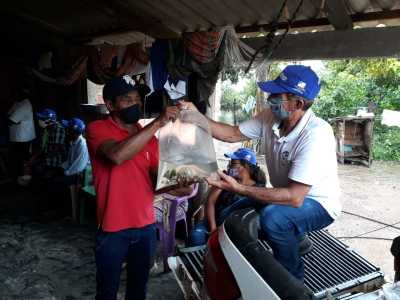 O projeto Barraginhas visa renovar o lençol freático, atualmente também é usado para criação de peixes O projeto Barraginhas visa renovar o lençol freático, atualmente também é usado para criação de peixes