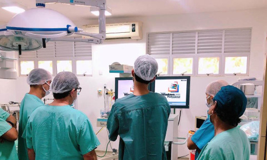 Equipe da unidade hospitalar já recebeu treinamento para utilização do arco cirúrgico
