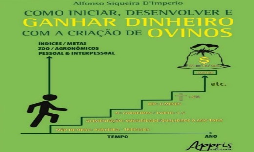 Capa do livro divulgado pela pesquisa desenvolvido no projeto de ovinos, na IFTO
