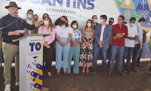 O governador Mauro Carlesse enfatizou que é uma iniciativa do Governo do Tocantins executar todas as obras que tenham viabilidade