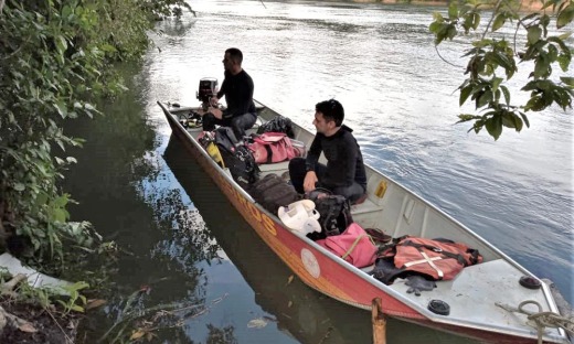 Mergulhadores do Corpo de Bombeiros Militar realizam ação de buscas nas águas do Rio Tocantins