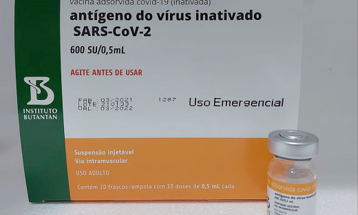 600 doses da CoronaVac também fazem parte da nova remessa