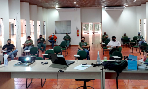 Temas sobre Práticas em Educação Ambiental são abordados na oficina para brigadistas do Parque do Cantão